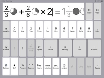 DysCalculator iPad screenshot