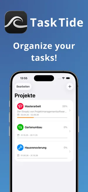 TaskTide - Taskmanagement screenshot 1