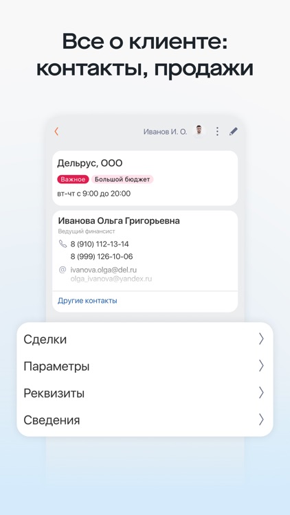 Saby CRM screenshot-7