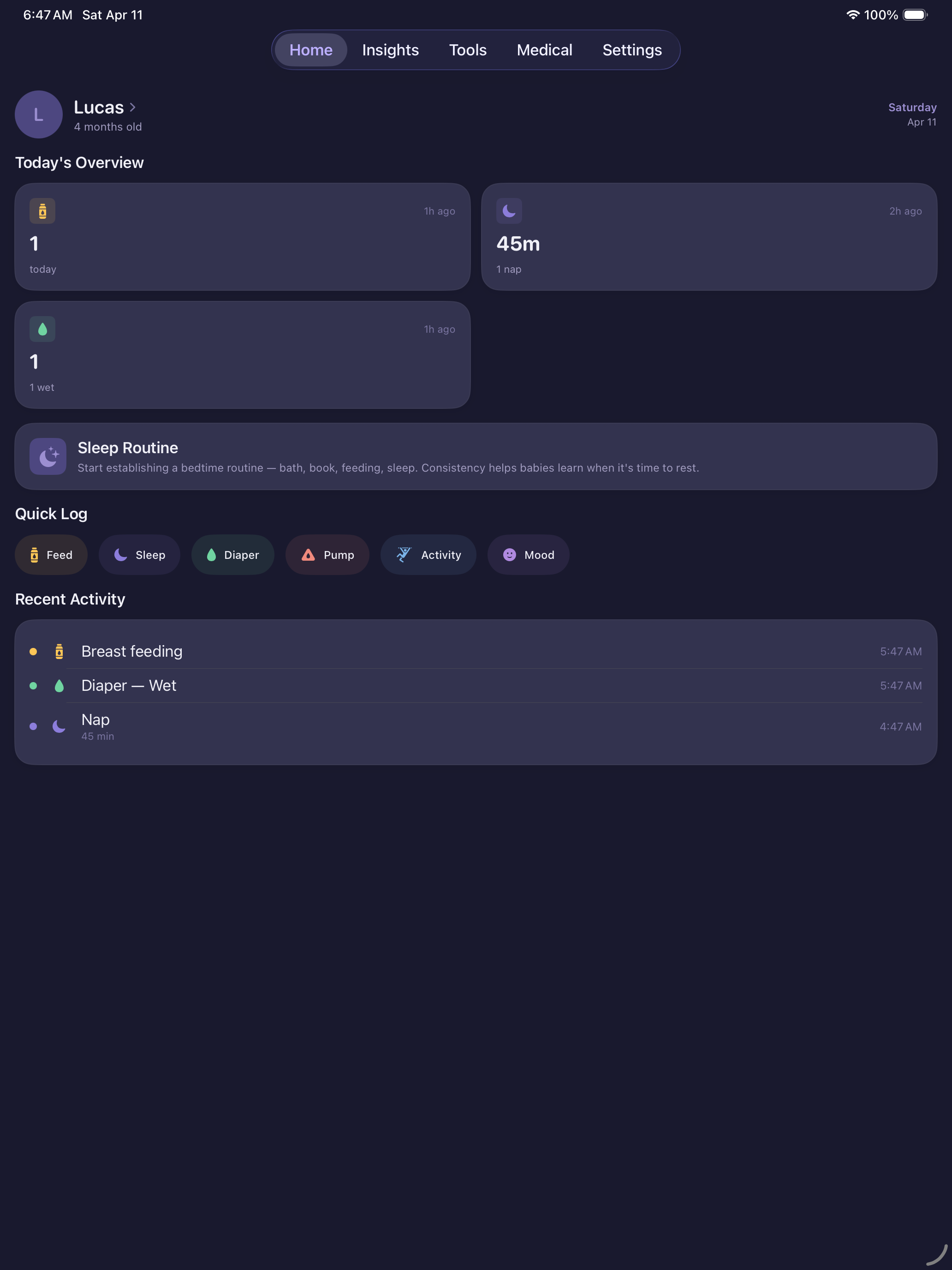 Lucas: Baby Tracker & Log screenshot 16