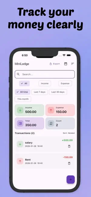 MiniLedger Pro screenshot 1