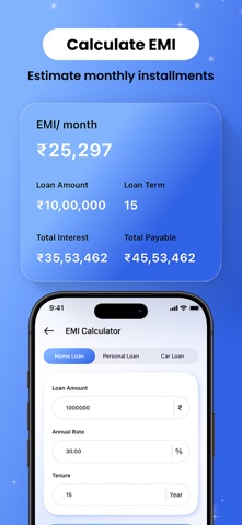 EMI Calculator - LoanProfitTax Screenshot 4 of 6