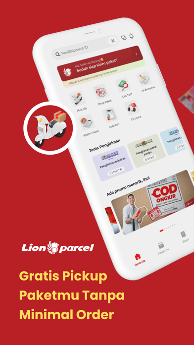 Lion Parcel iPhone screenshot 2