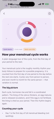PrivateCycle: Period Tracker Screenshot 8 of 10