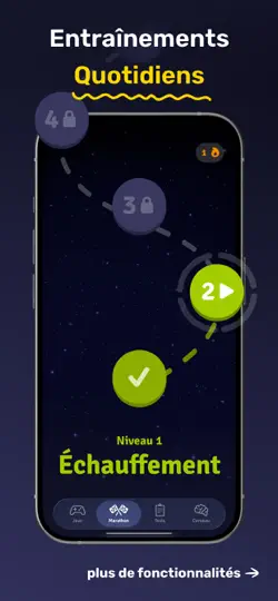 Capture d'écran de Clever: Jeux Mémoire & Test QI sur iPhone 4