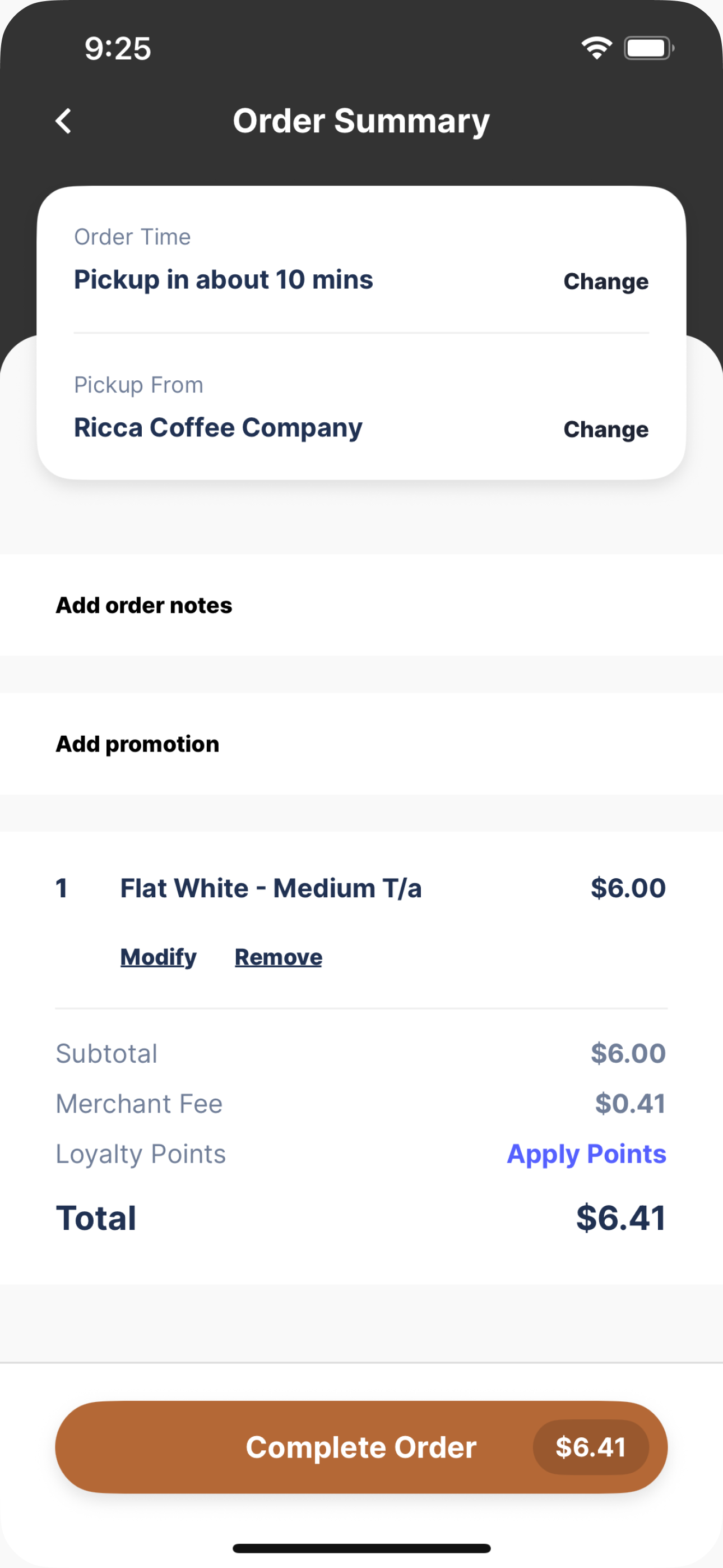 Ricca Coffee screenshot 3
