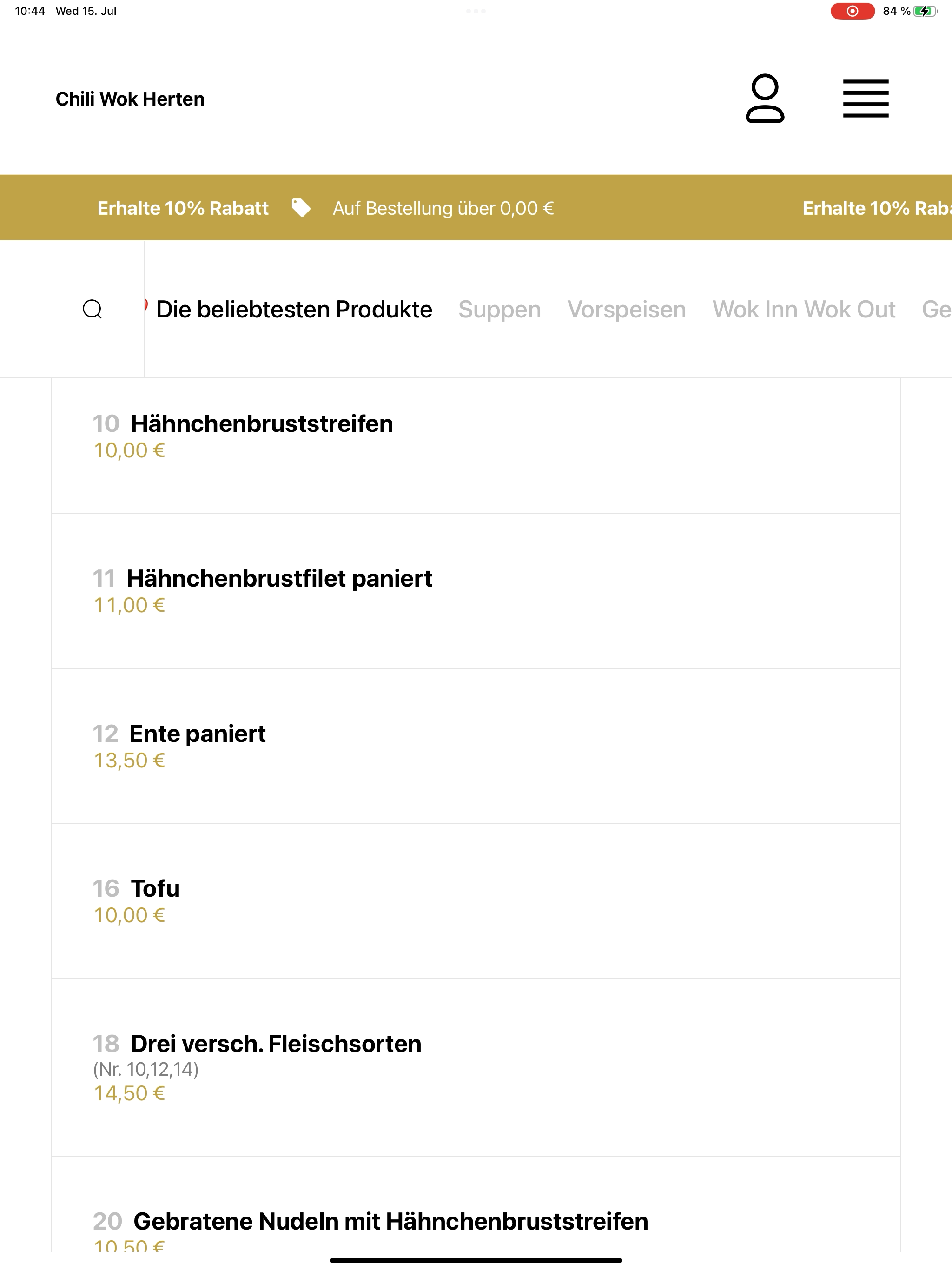 Chili Wok Herten screenshot 13