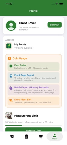 Green Pocket Care Screenshot 3 of 4