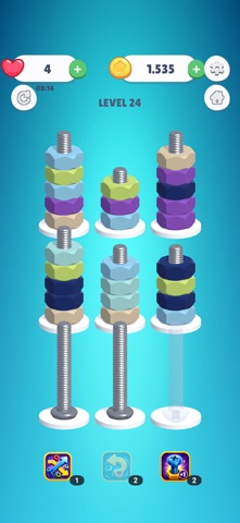 Nuts & Bolts Sorting Puzzle Screenshot 3 of 6