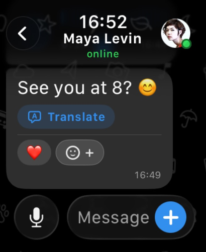 WristGram Messenger screenshot 6