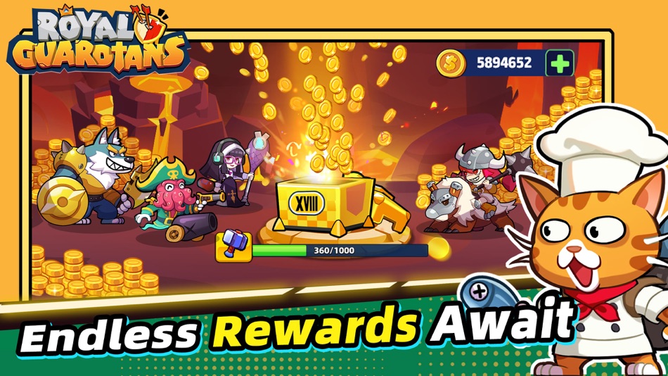 #4. Royal Guardians (iOS) Podle: Mofish, Inc.