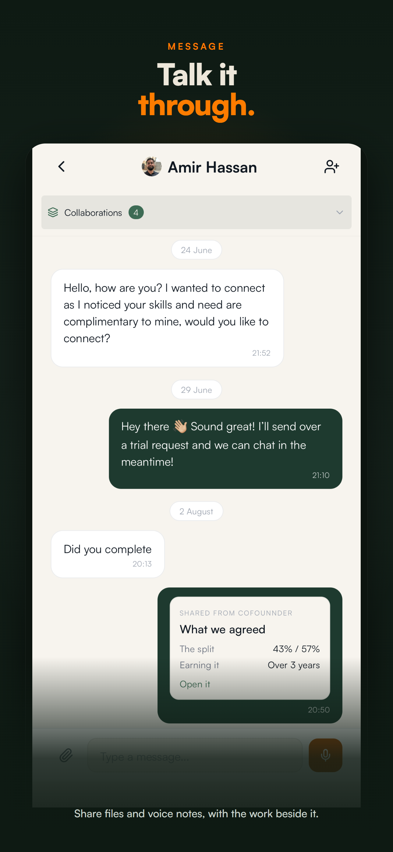 Cofounnder: Find a Co-Founder screenshot 8