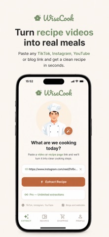 WiseCook: Video to Recipe screenshot