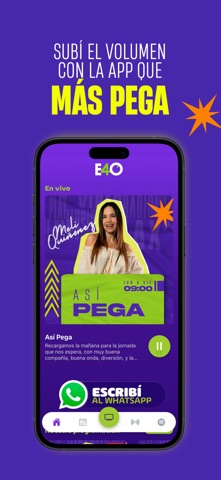Estación 40 FM 91.1 screenshot