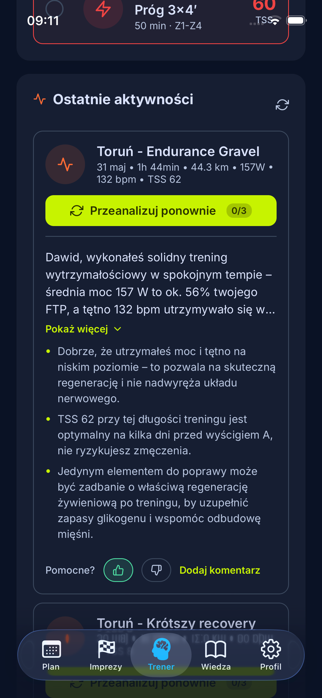 BikeUp - AI Trener Kolarski screenshot 3
