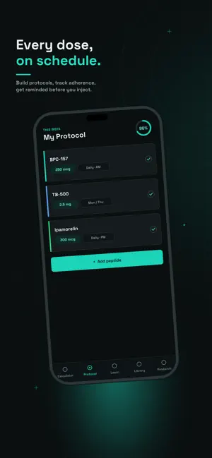Vialo: Peptide Safety & Dosing screenshot 2