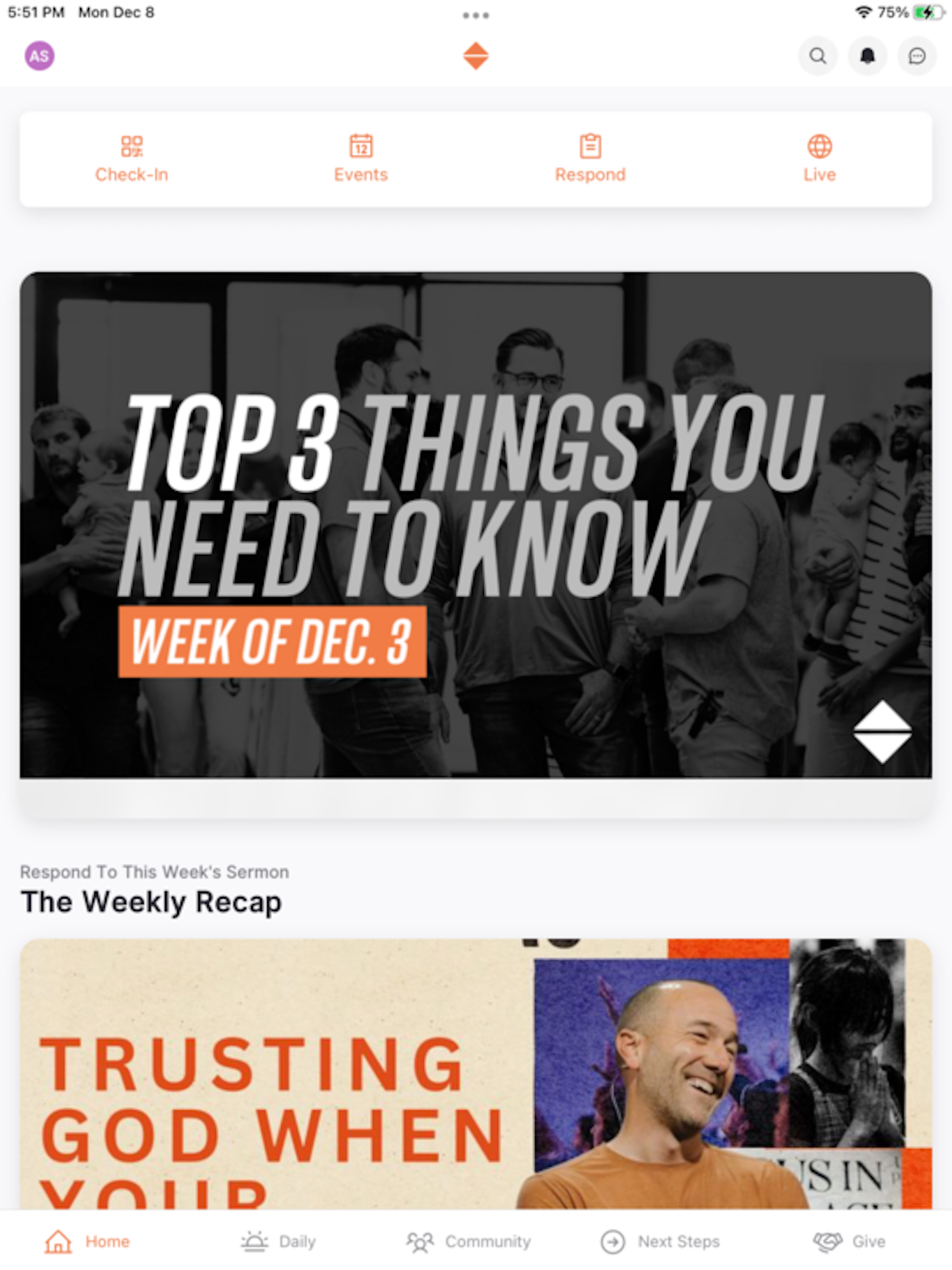 Two Cities Church App screenshot 4