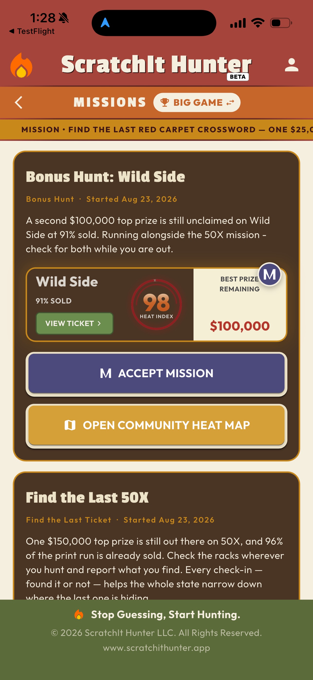 Screenshot 1 of ScratchIt Hunter
