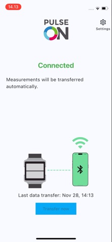 PulseOn Connect iPhone screenshot