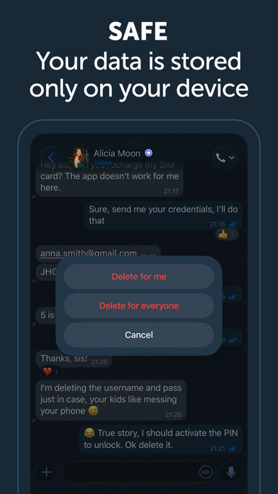Screenshot #3 pour Zangi Private Messenger