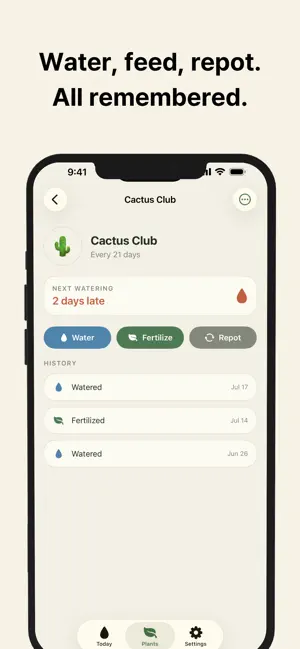 Waterday - Plant Care Reminder screenshot 3