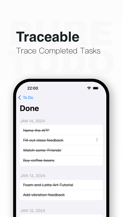 Screenshot #3 pour Pure To Do: Quick Notes