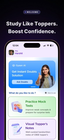 Gyaan AI - CBSE Notes & Tests iPhone screenshot