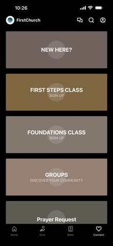 First Church of Portsmouth app screenshot 2