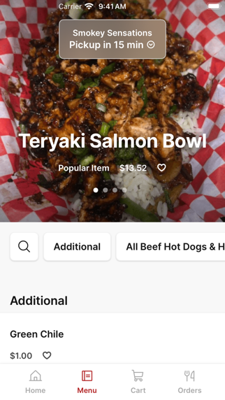 Smokey Sensations iPhone screenshot 2 - Food & Drink app