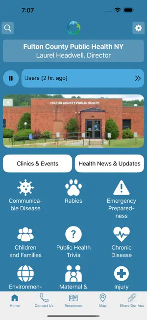 Fulton County Dept of Health screenshot 1