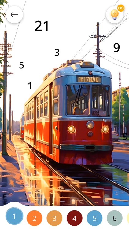 Paint by Number Coloring Game