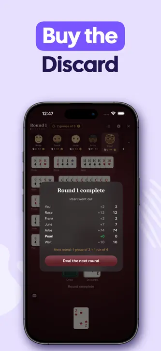 Progressive Gin Rummy Cards screenshot 4