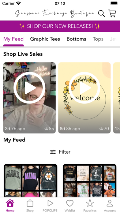 Sunshine Exchange Boutique Screenshot