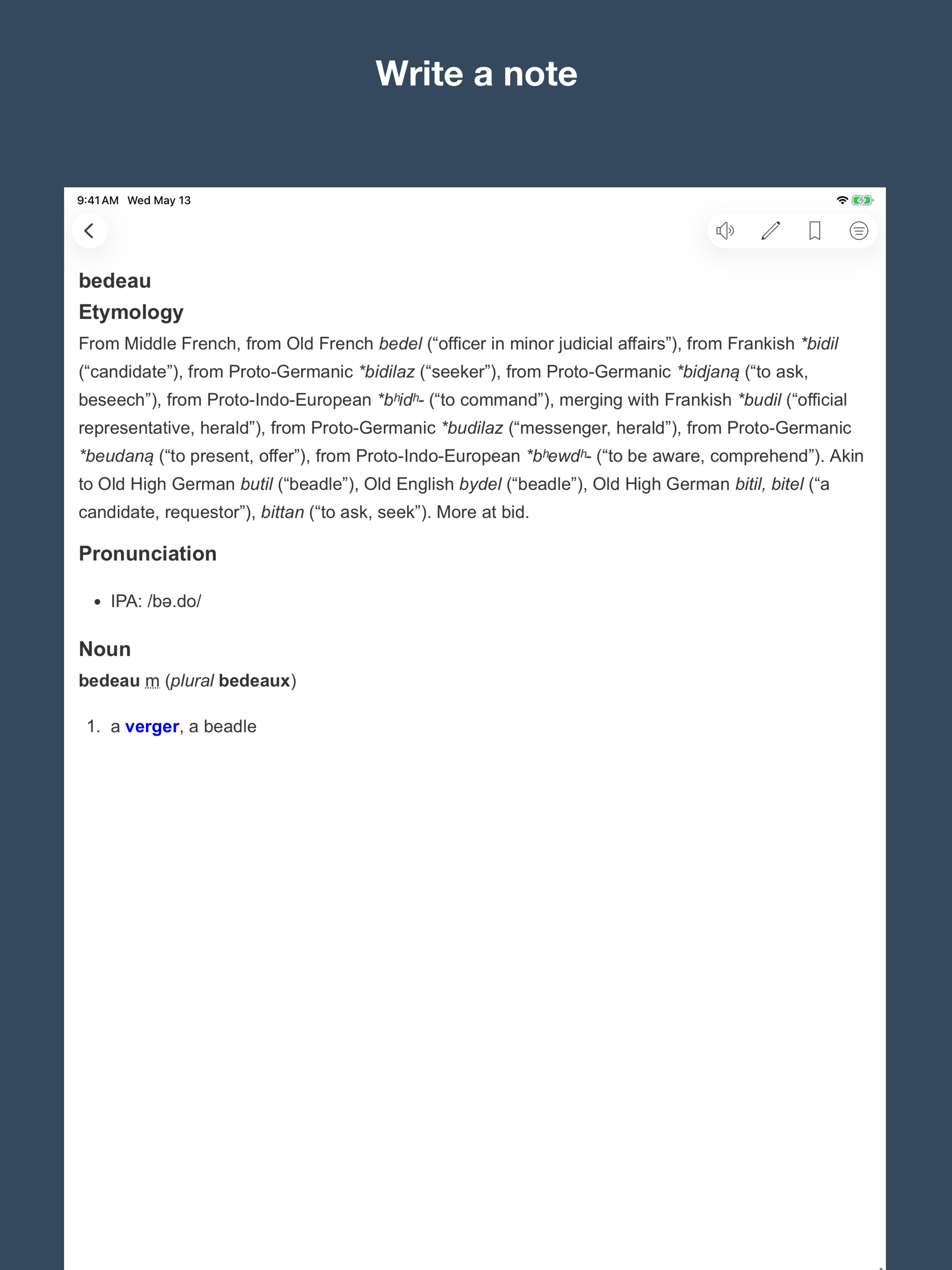 French Etymology and Origins screenshot 13