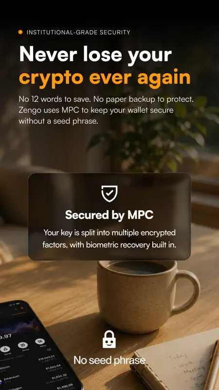 Zengo: Crypto & Bitcoin Wallet screenshot 5 of 5