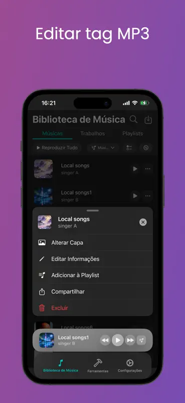 Reprodutor de Música Offline ▸ screenshot 6 of 10