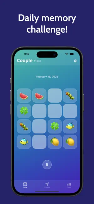 Couple: Daily Memory Match screenshot 1