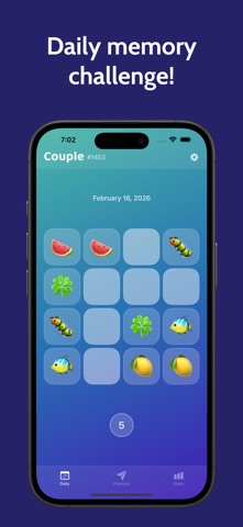 Couple: Daily Memory Match iPhone screenshot