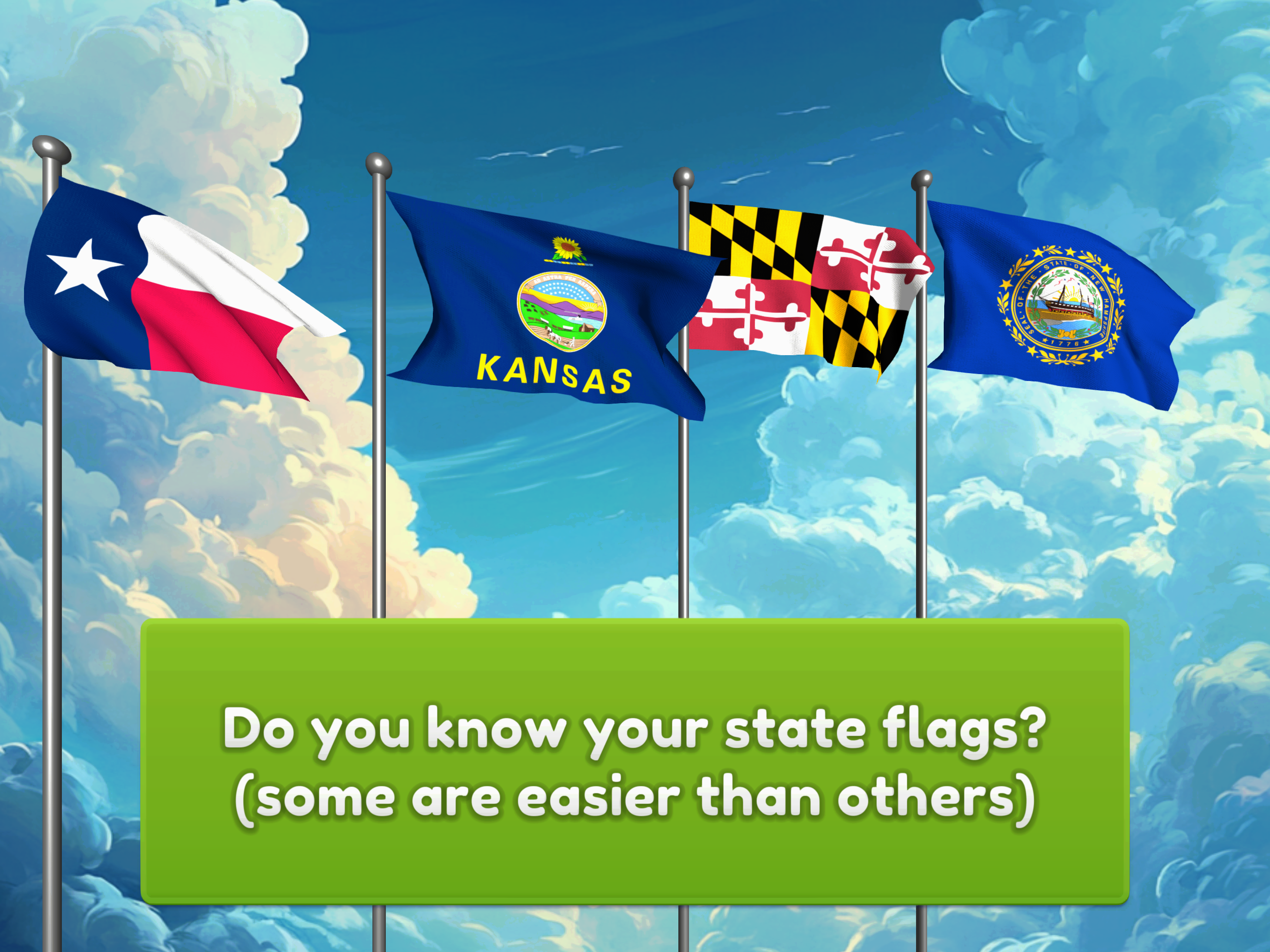 USA State Name Guess 3D screenshot 12