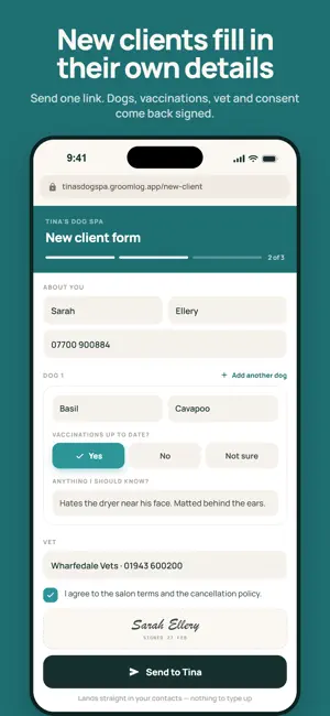 GroomLog: Groom Scheduling screenshot 3