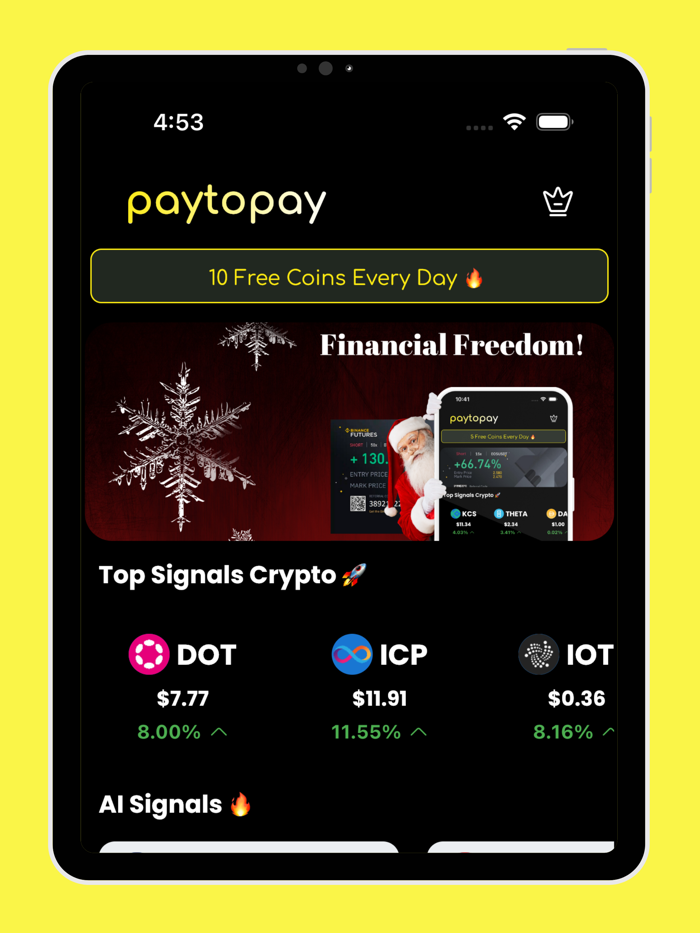 Paytopay - Crypto Signals AI