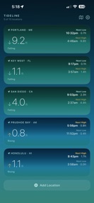 Tideline: Tide Forecasts screenshot