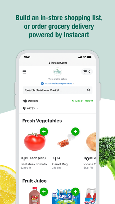 Dearborn Market Screenshot