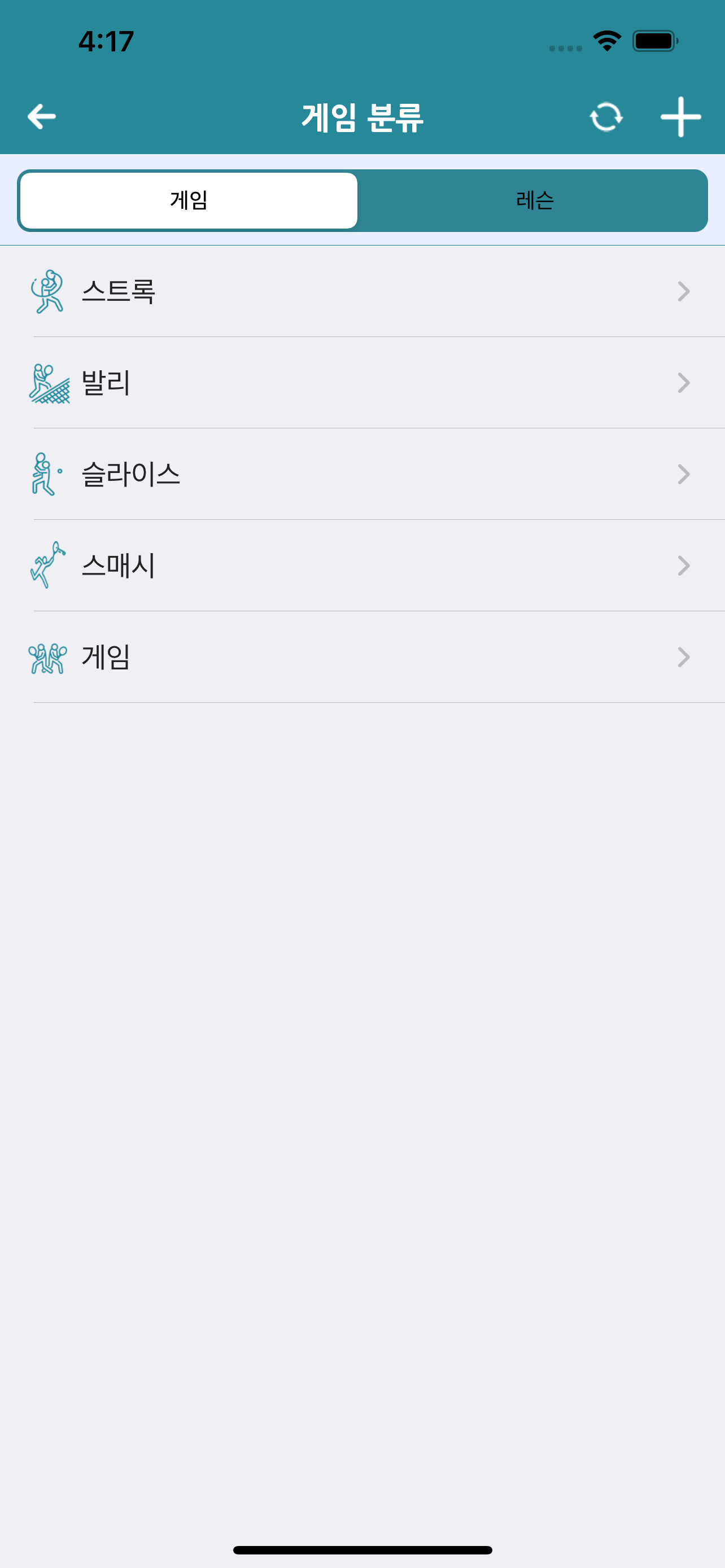 빠른테니스 : 습관 교정