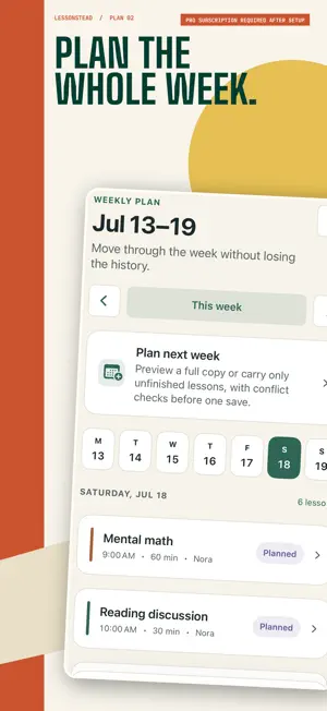 Lessonstead Homeschool Planner screenshot 2