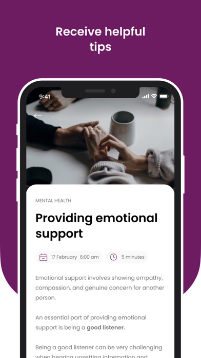 HELP App Screenshot