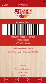jefferson fresh foods iphone screenshot 3