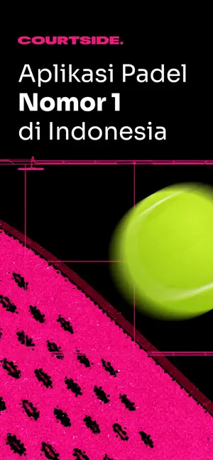 Courtside. - Padel App iPhone screenshot 1