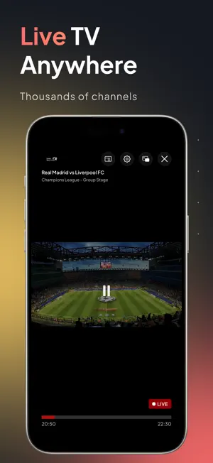 IPTV Dreamer – Live TV Player screenshot 2