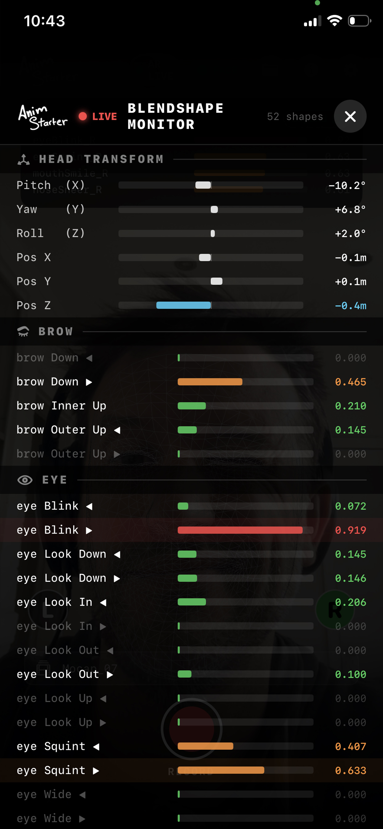 AnimStarter Face Mocap screenshot 10
